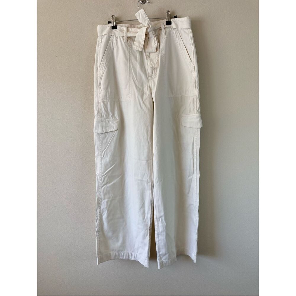 Madewell Griff Super Wide  Leg Cargo Pant in Garment Dye Size 30